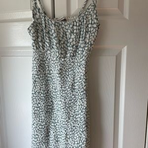 Teal and white mini dress from Abercrombie!